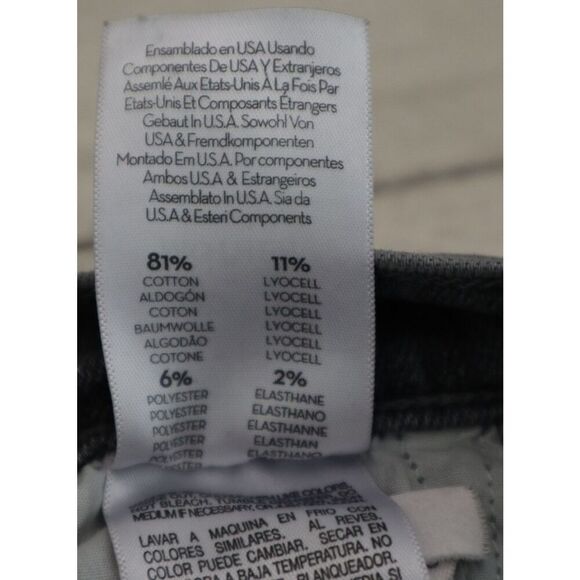 Mother 10064-851 Women's Sz 23 Light Gray High-Waisted Rider Skimp Jeans - Picture 6 of 11